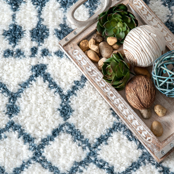 Union Rustic Naglee Blue Rug & Reviews Wayfair